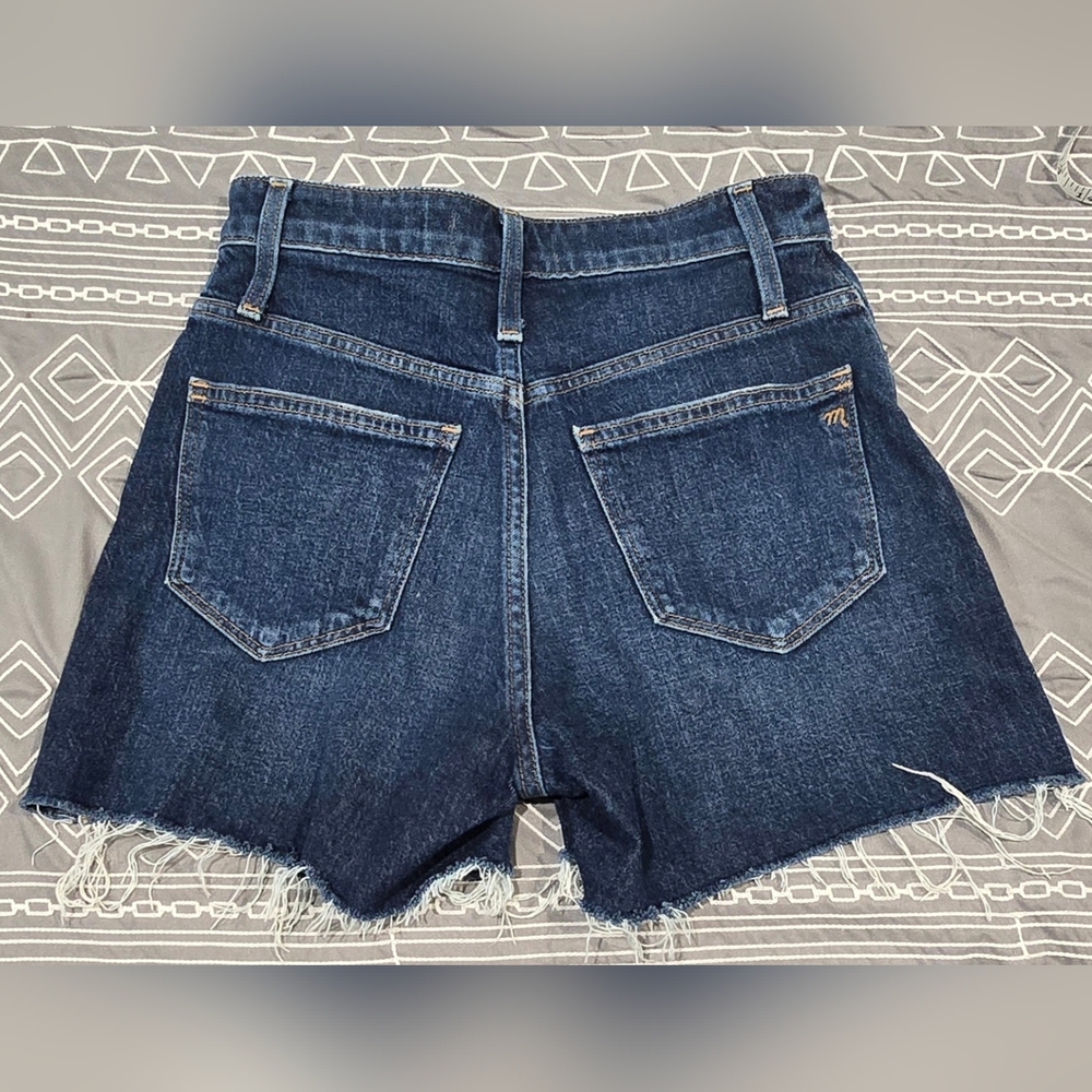 Madewell Curvy High Rise Denim Shorts Size 25 - Picture 4 of 7
